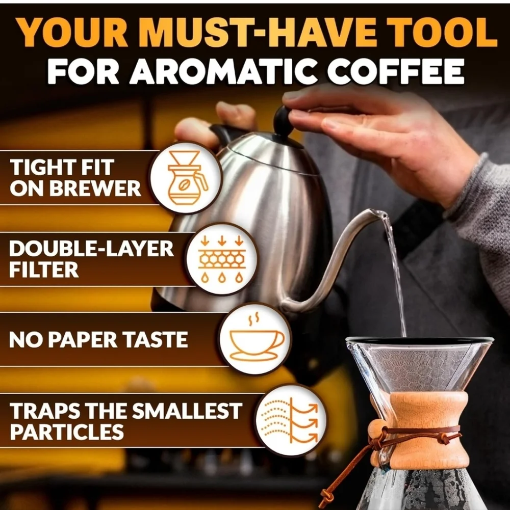Coffee Filter Reusable Stainless Steel